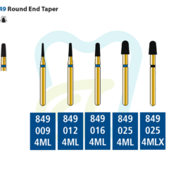 Διαμάντια Round End Taper 849 - DIATECH